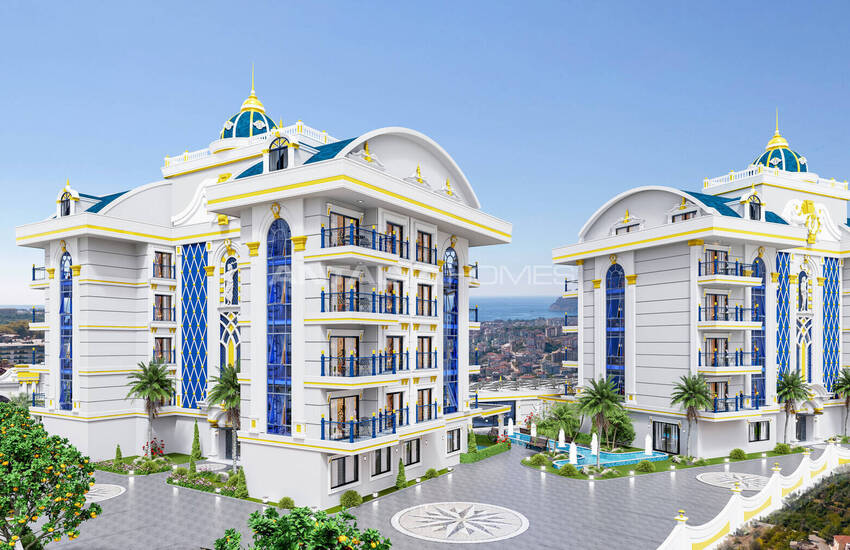 Apartments in a Complex with Resort-style Amenities in Alanya Oba 5