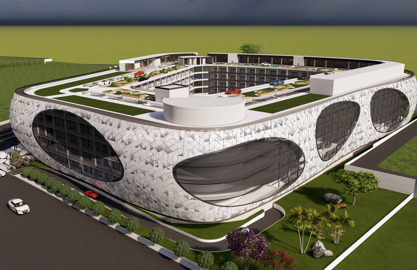 Antalya'da Otomotiv Odaklı Ticaret Merkezinde Dükkanlar