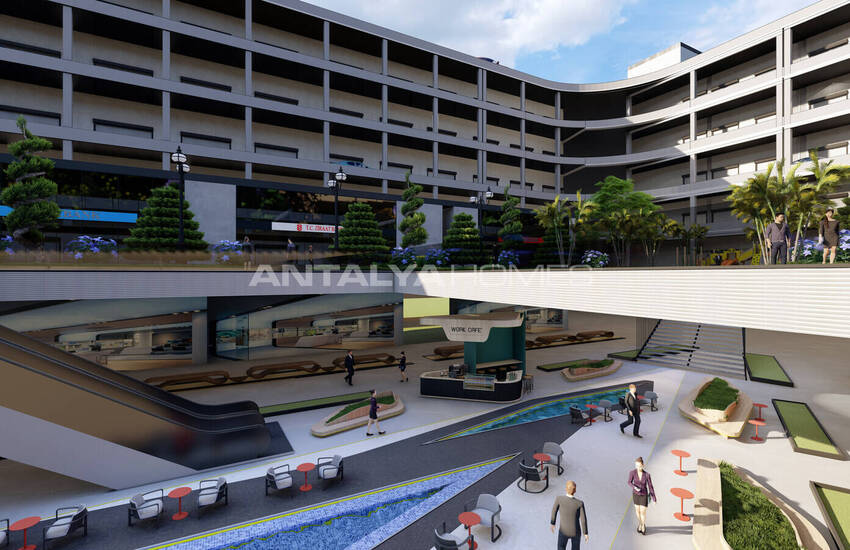 Antalya'da Otomotiv Odaklı Ticaret Merkezinde Dükkanlar 9