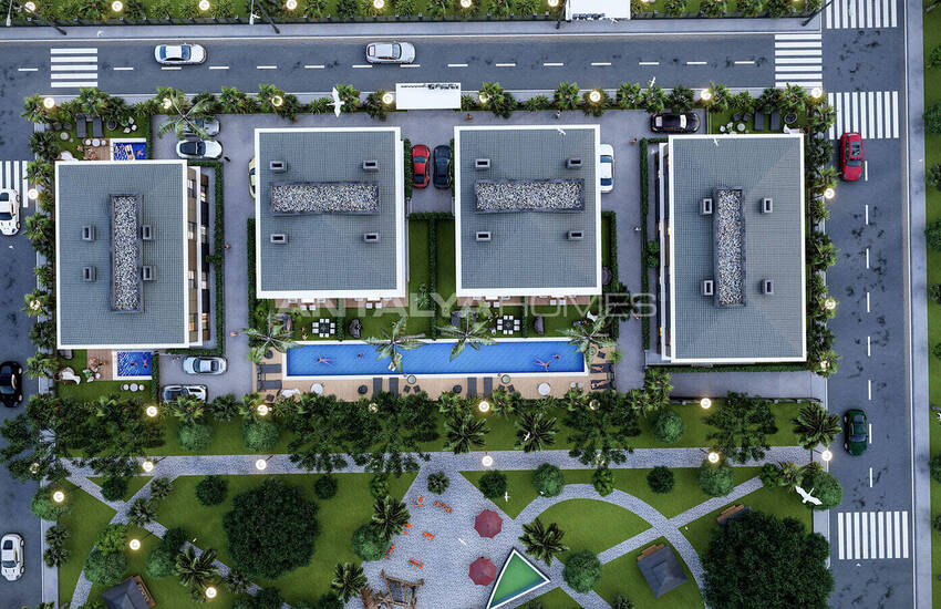 Häuser Mit 4 Schlafzimmern In Unmittelbarer Nähe Zum Meer In Antalya 3