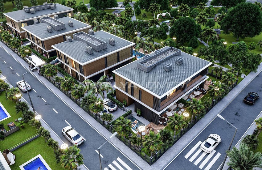 Antalya Muratpaşa'da Denize Kısa Sürüş Mesafesinde 4+1 Villalar 6