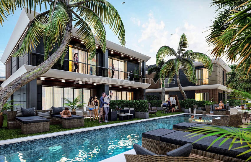 Antalya Muratpaşa'da Denize Kısa Sürüş Mesafesinde 4+1 Villalar 3