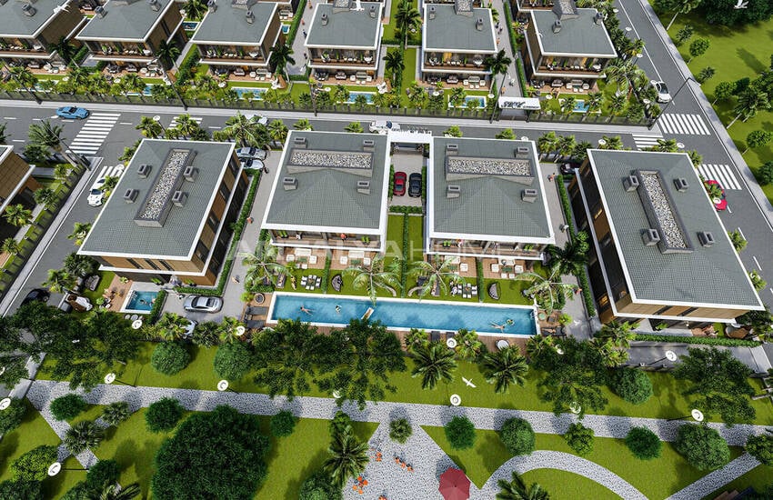 Antalya Muratpaşa'da Denize Kısa Sürüş Mesafesinde 4+1 Villalar 7