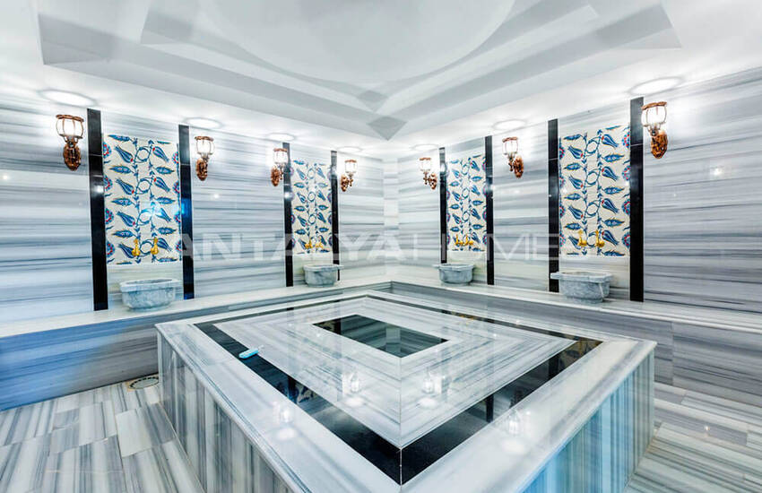 Меблированная квартира в комплексе в 500 м от моря в Алании 11