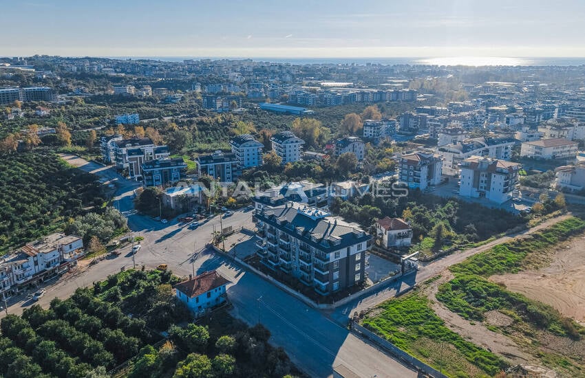 Квартира с видом на природу и город в Алании Оба 3