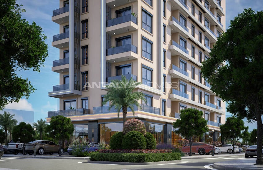 Квартиры в комплексе в 500 м от моря в Алании Махмутлар 7