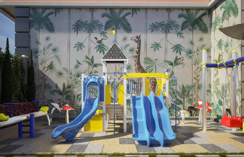 Квартиры в комплексе в 500 м от моря в Алании Махмутлар 14