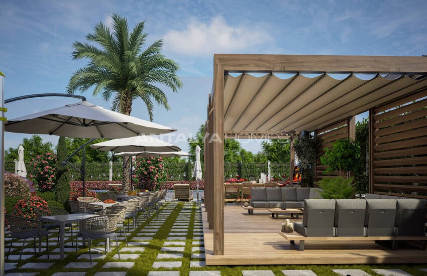 Квартиры в комплексе в 500 м от моря в Алании Махмутлар 12