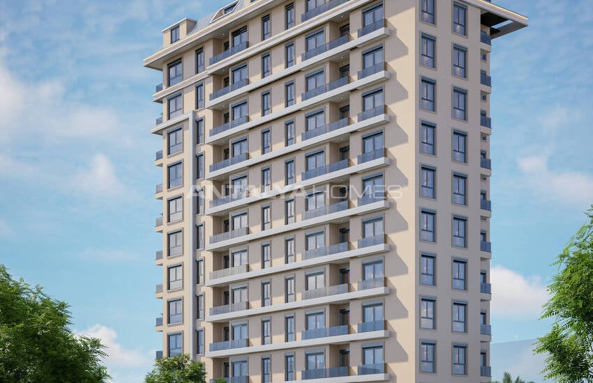 Квартиры в комплексе в 500 м от моря в Алании Махмутлар 5