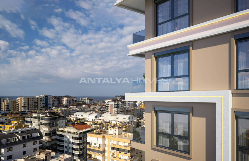 Wohnungen In Anlage 500 M Vom Meer Entfernt In Alanya Mahmutlar
