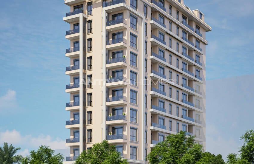 Квартиры в комплексе в 500 м от моря в Алании Махмутлар 4