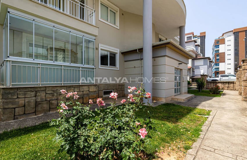 2-комнатная квартира в комплексе рядом с морем в Алании Чиккилли 7