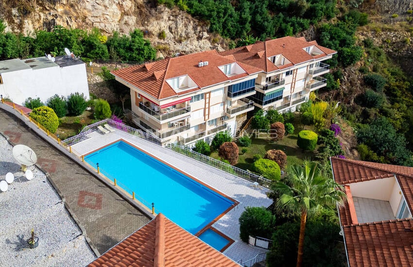 Квартира-дуплекс с видом на море в Алании в окружении природы 2