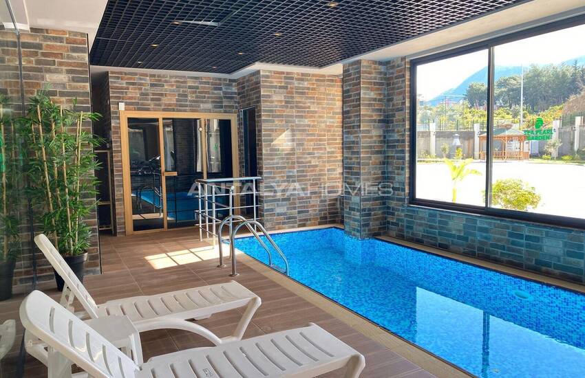 Меблированная квартира в комплексе в 1,5 км от моря в Алании 2