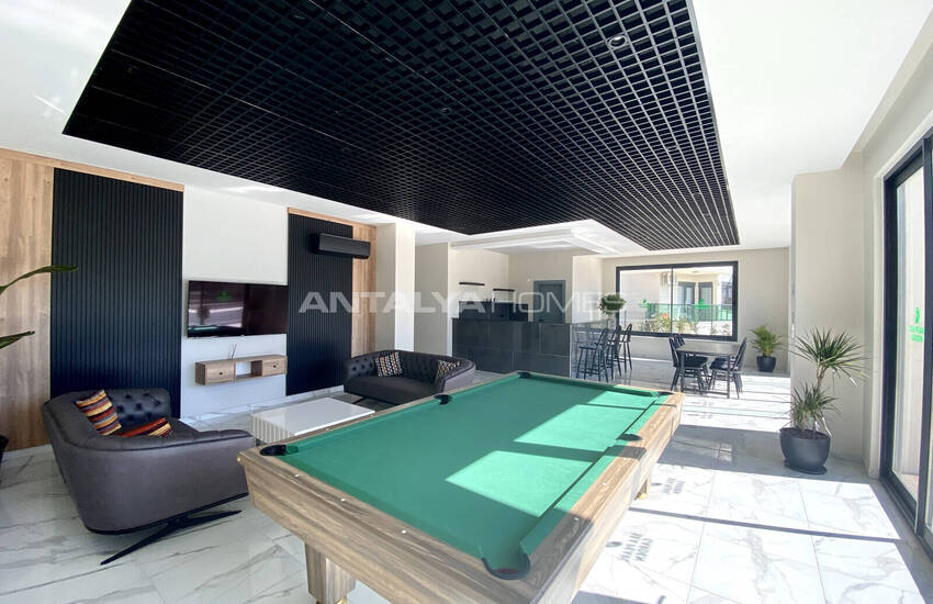 Меблированная квартира в комплексе в 1,5 км от моря в Алании 3