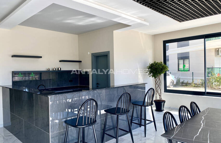 Меблированная квартира в комплексе в 1,5 км от моря в Алании 4