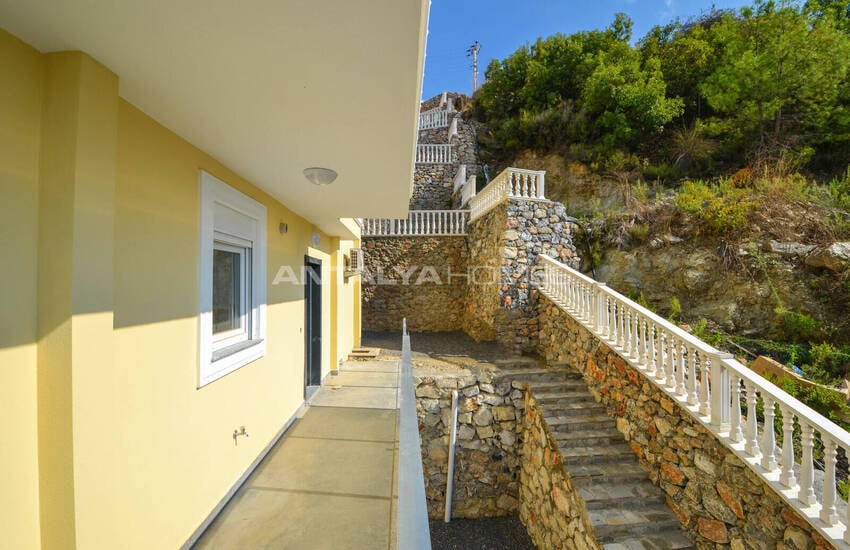 Duplexfastighet Med Havs- Och Stadsutsikt I Alanya Kargıcak 3