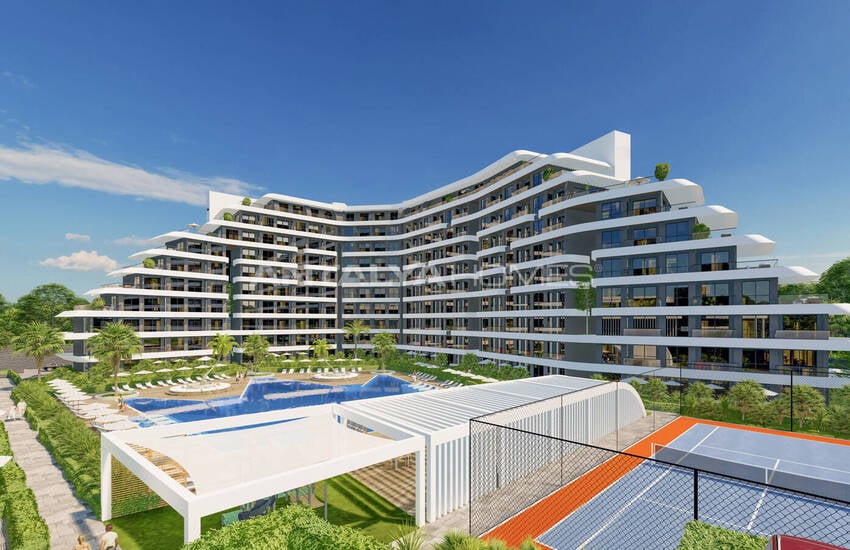 Fastigheter I Ett Projekt Med Pooler I Altıntaş Antalya 2