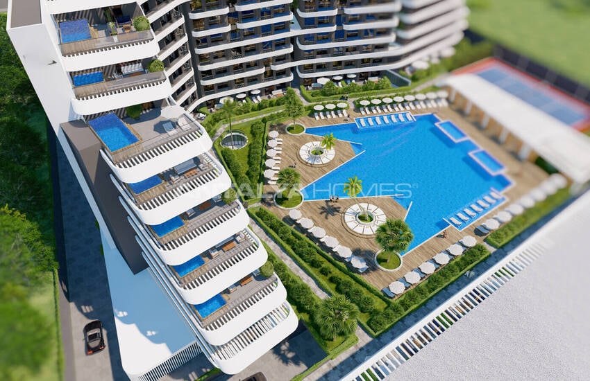 Fastigheter I Ett Projekt Med Pooler I Altıntaş Antalya 5