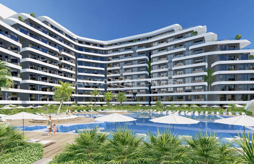 Fastigheter I Ett Projekt Med Pooler I Altıntaş Antalya 1