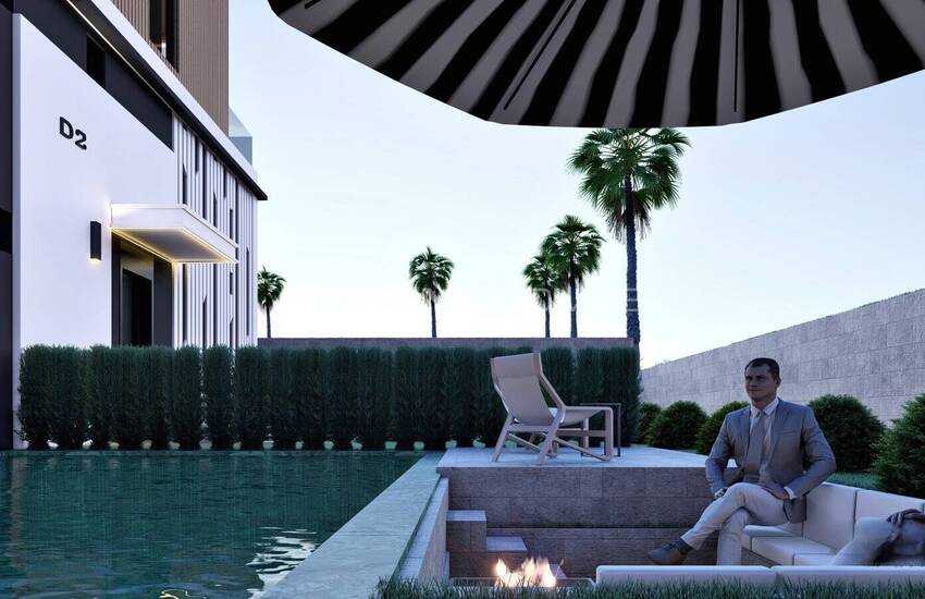 4-våningshus Med Privata Pooler I Antalya Aksu 17