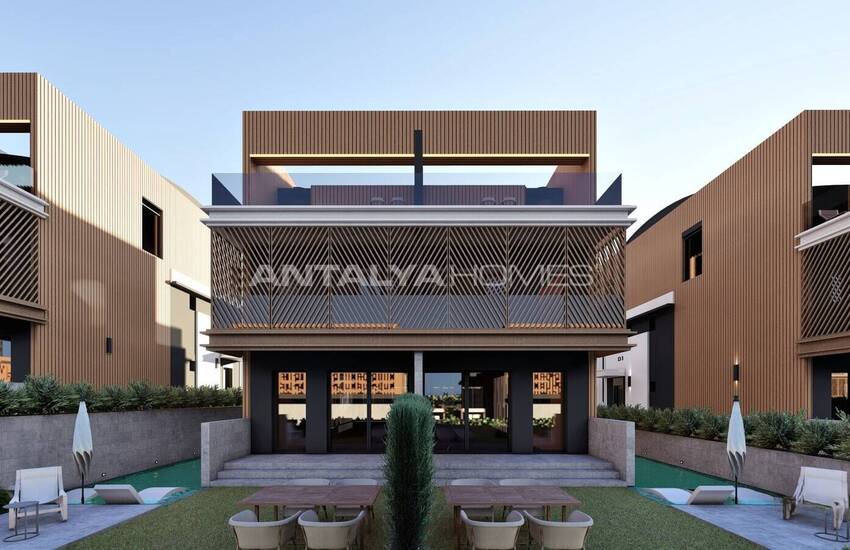 Antalya Aksu'da Özel Havuzlu 4+2 Satılık Şık Villalar 5
