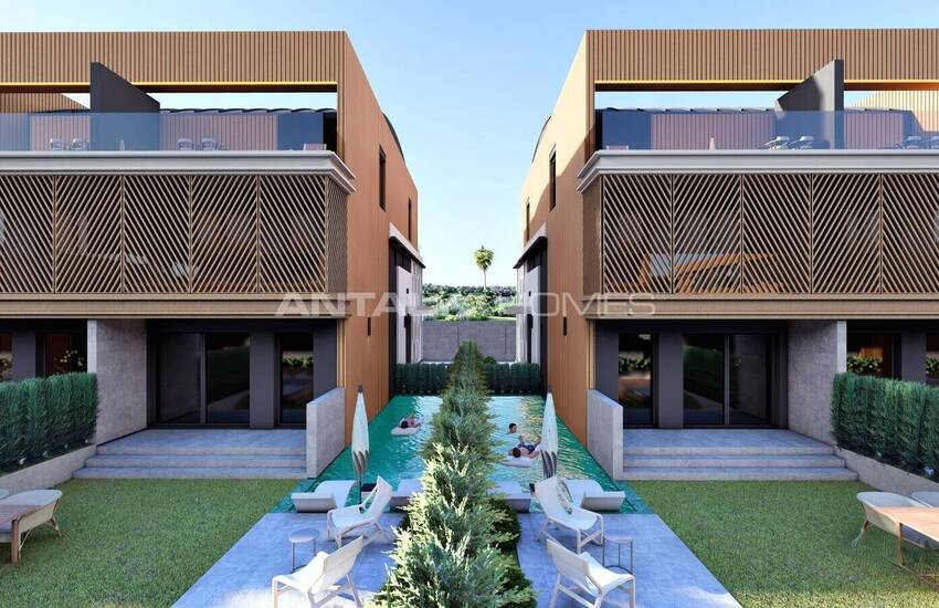 Antalya Aksu'da Özel Havuzlu 4+2 Satılık Şık Villalar 7