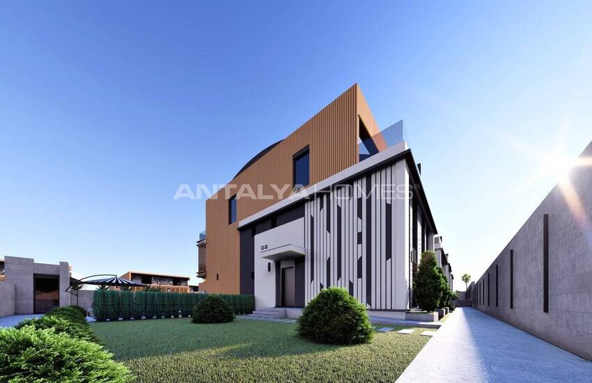 Antalya Aksu'da Özel Havuzlu 4+2 Satılık Şık Villalar 10