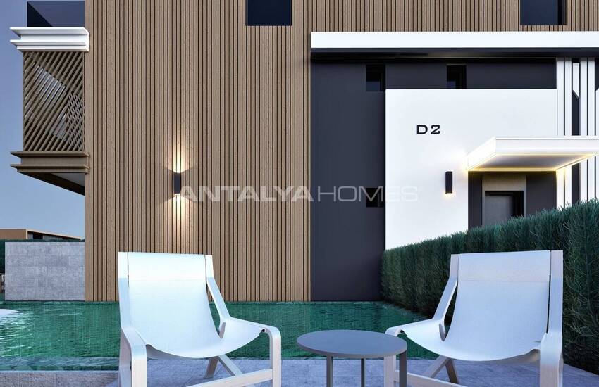 Antalya Aksu'da Özel Havuzlu 4+2 Satılık Şık Villalar 16