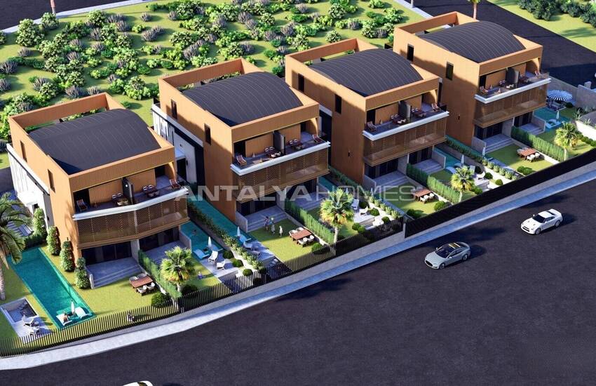 Antalya Aksu'da Özel Havuzlu 4+2 Satılık Şık Villalar 2