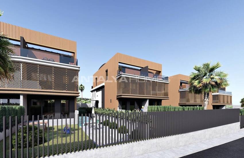 4-våningshus Med Privata Pooler I Antalya Aksu 4