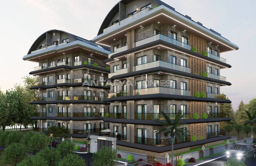 Elegant Flats in a Complex with Pool and Sauna in Alanya 1