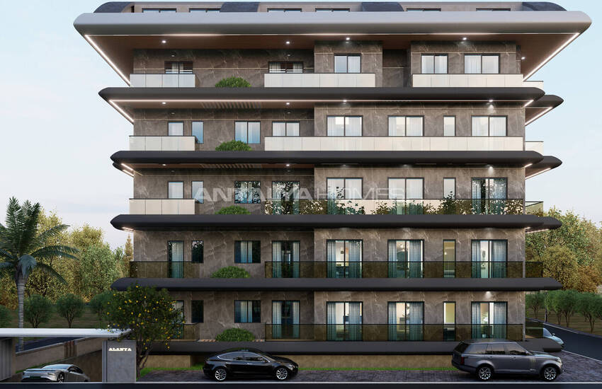 Elegant Flats in a Complex with Pool and Sauna in Alanya 4