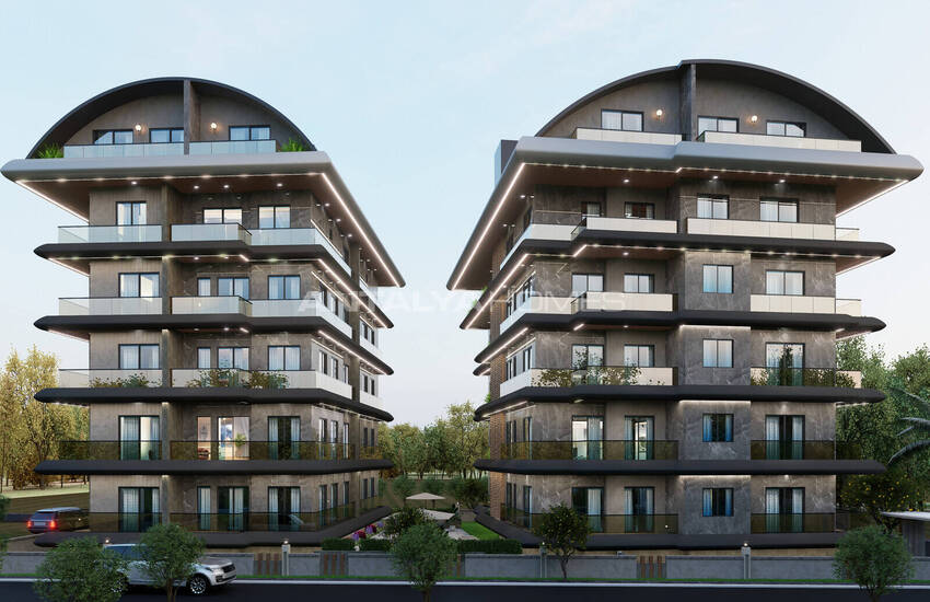 Elegant Flats in a Complex with Pool and Sauna in Alanya 2