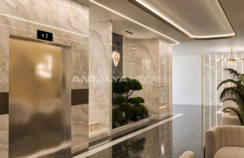 2 and 3-bedroom Flats with Pool Access in Alanya Oba 11