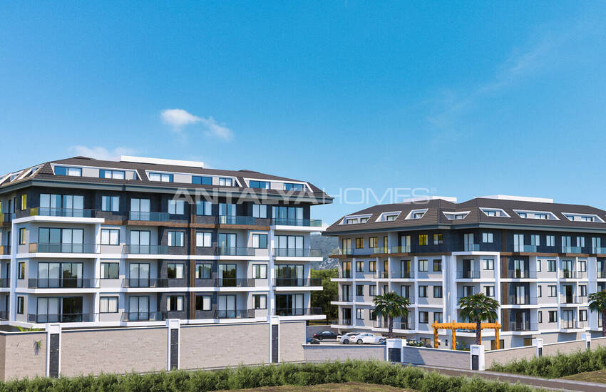 2- En 3-slaapkamerappartementen Met Zwembadtoegang In Alanya Oba 7