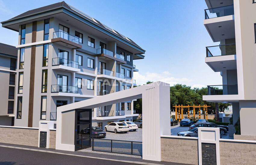 Appartements 2 Et 3 Chambres Avec Accès Piscine À Oba Alanya 4