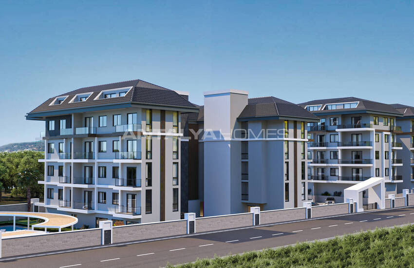 Appartements 2 Et 3 Chambres Avec Accès Piscine À Oba Alanya 5