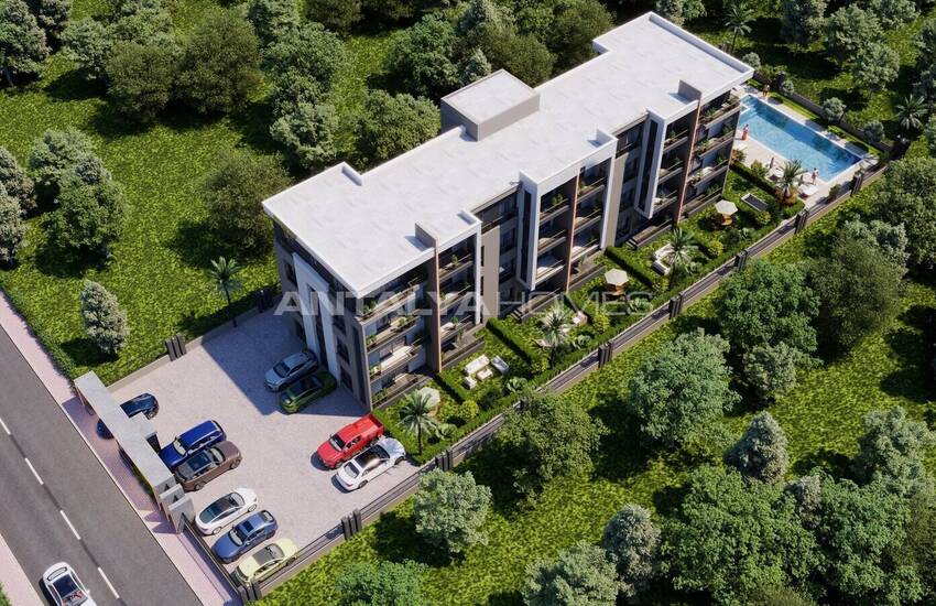 1-bedroom Investment Flats with Pool Access in Antalya Altıntaş 1
