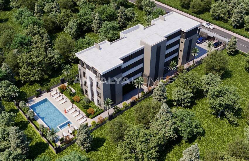 1-bedroom Investment Flats with Pool Access in Antalya Altıntaş 2