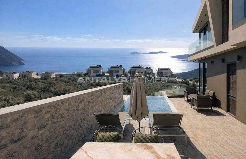 Дома на строящемся объекте с видом на море в Калкане, Анталья 16