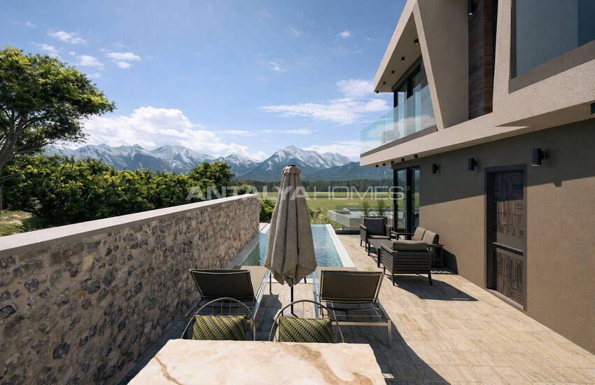 Дома на строящемся объекте с видом на море в Калкане, Анталья 17