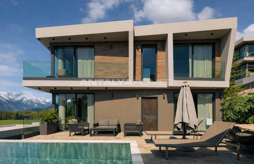 Дома на строящемся объекте с видом на море в Калкане, Анталья 19