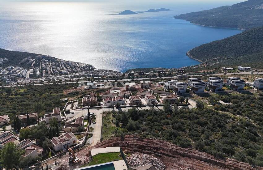 Hus Med Havsutsikt Utanför Planen I Antalya Kalkan 4