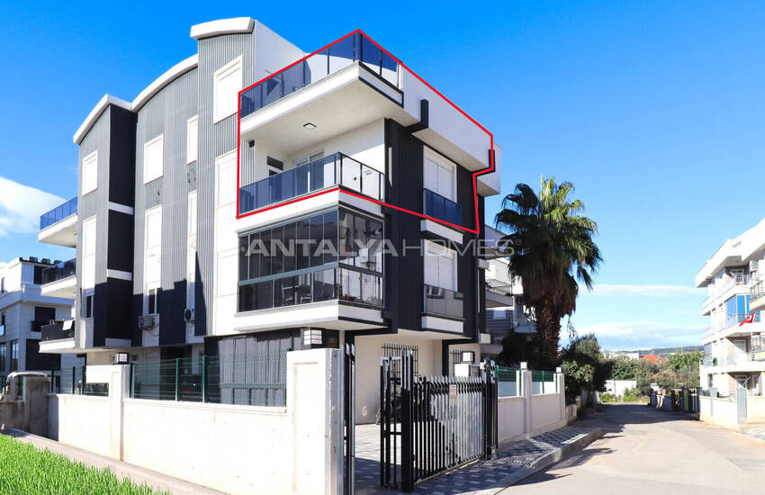 شقة دوبلكس بالقرب من الترام في كيبز، أنطاليا 1