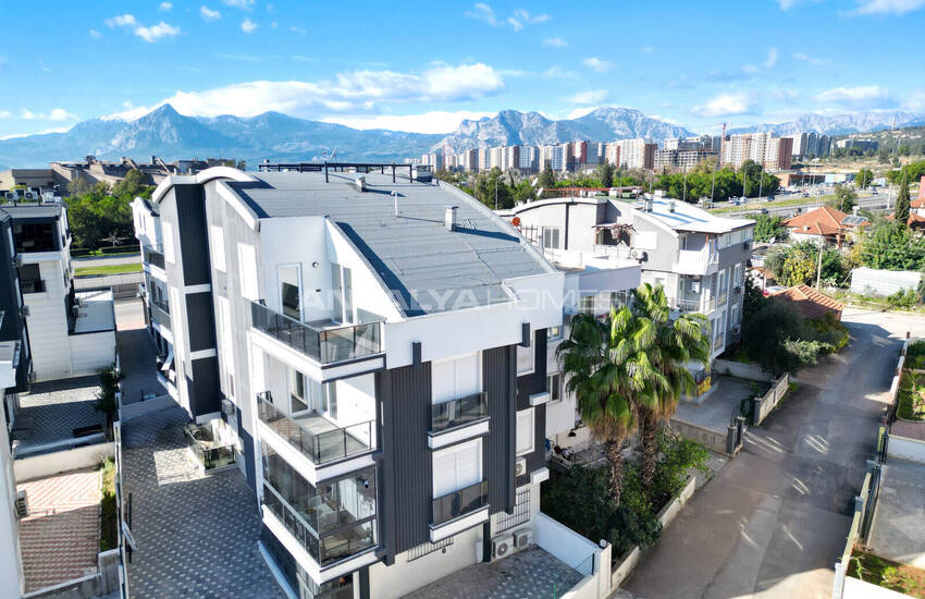 شقة دوبلكس بالقرب من الترام في كيبز، أنطاليا