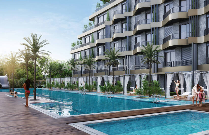 Квартиры на продажу в 500 м от моря в Кунду, Анталья 7