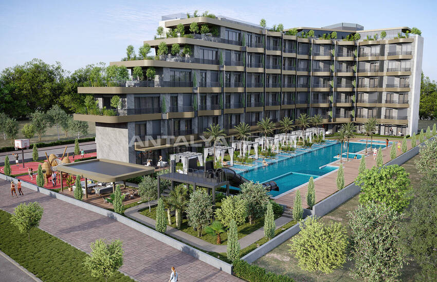 Appartementen Te Koop Op 500 M Van De Zee In Kundu Antalya 1