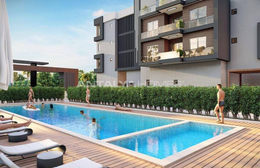 2-bedroom Flats in a Complex with Pool in Antalya Altıntaş