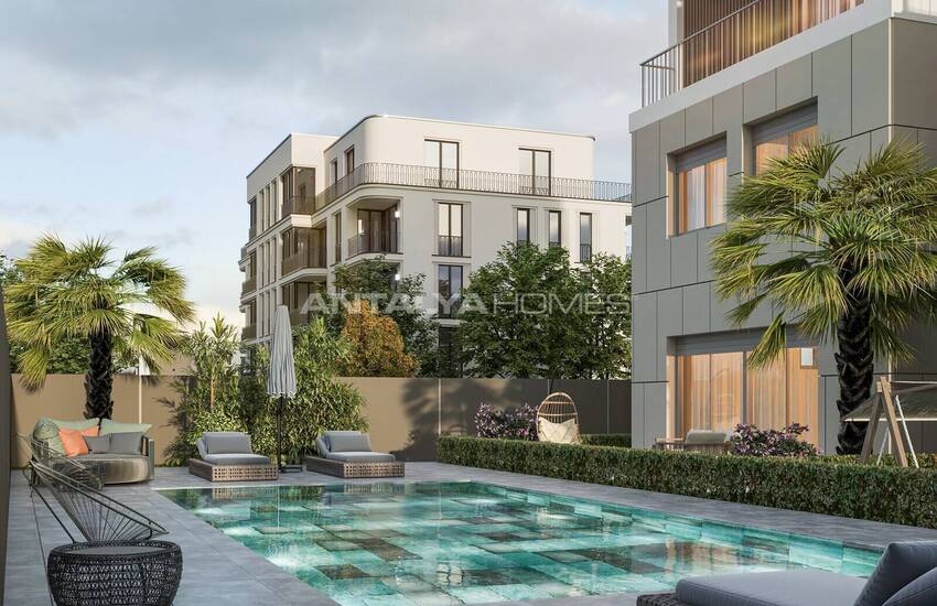1 and 2-bed Apartments in a Complex with Pool in Antalya Kepez 1